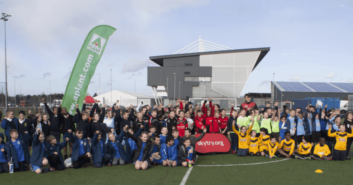 Salford Red Devils host schools touch rugby festival